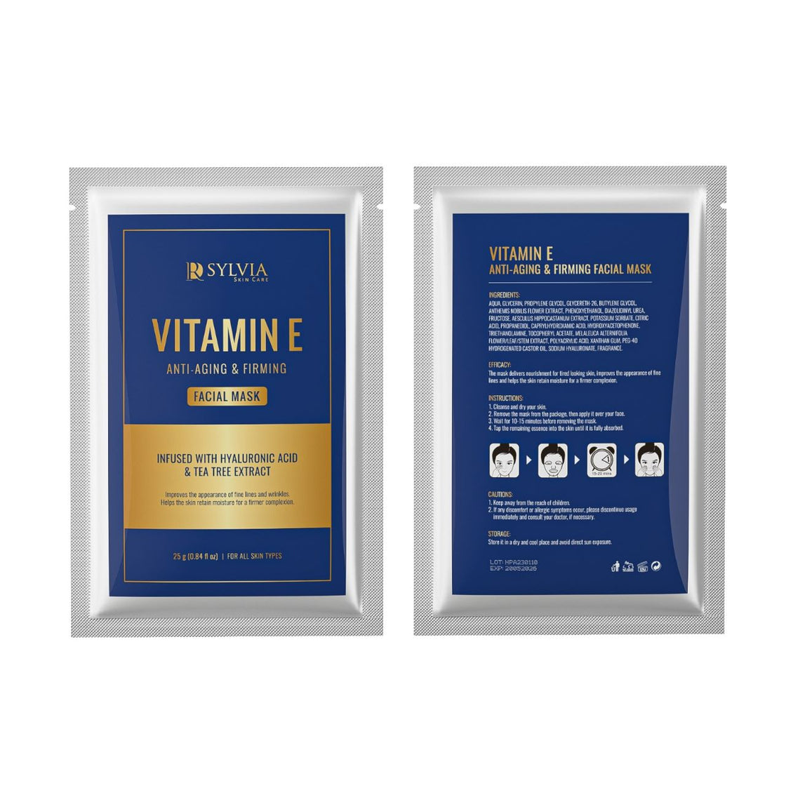 VITAMIN E ANTI-AGING AND FIRMING FACIAL MASK